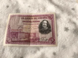 Billete 50 Pesetas Banco de España 1928