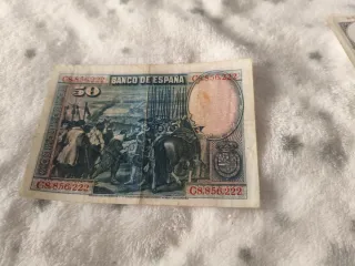 Billete 50 Pesetas Banco de España 1928
