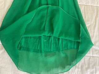 Vestido Griego Dorado y Verde. A partir de 10 años