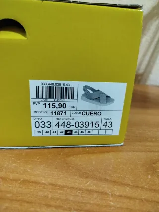 Sandalias 24HRS Marrones Piel