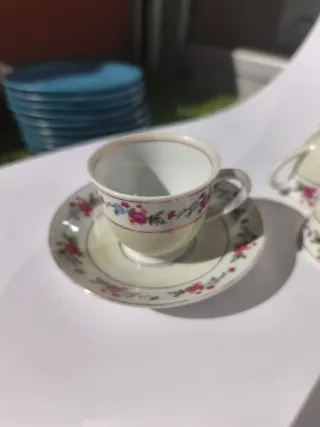 Set di tazze da caffè in porcellana cinese