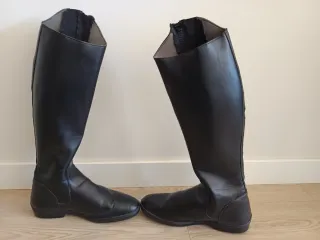 Botas de equitación negras. Fouganza 500.