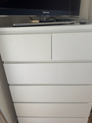 Cómoda IKEA blanca nueva  Serie MALM