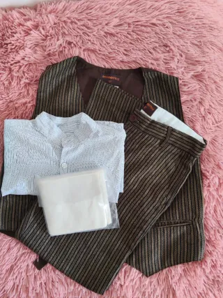 Traje de Mago / Campesino - Niño (Talla 12)