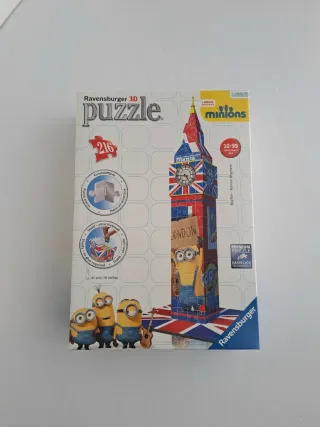Puzzle 3D Ravensburger Minions Big Ben 216 piezas
