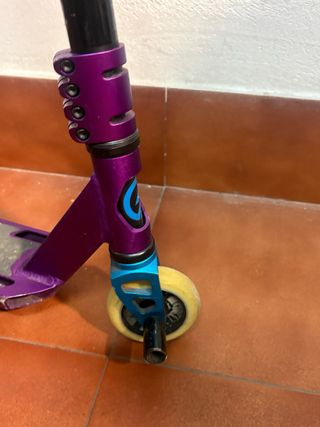 Patinete Freestyle Morado y Azul