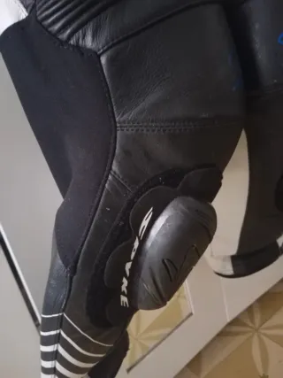 Mono de Cuero blanco Moto Spyke Talla 58