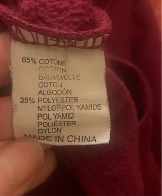 Felpa Piazza Italia Rossa con Stampa Roma