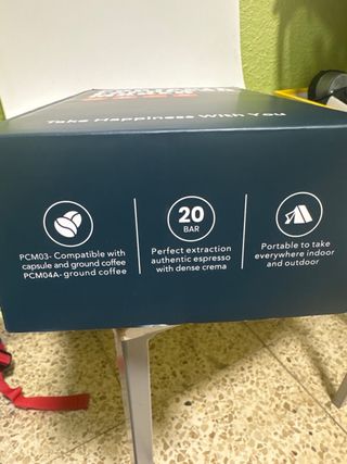 Cafetera Portátil Espresso CERA+