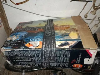 Kayak hinchable 2 plazas naranja