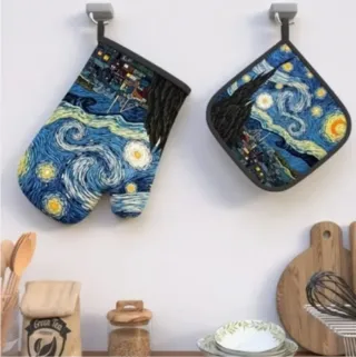 Set Guanti da Forno Van Gogh