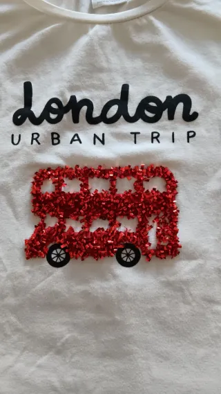 Camiseta London Urban Trip. Talla 13-14 años.