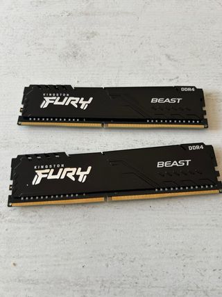 Kingston FURY Beast DDR4 RAM 2x8GB CL16 2666Mhz
