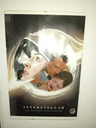 Póster grande Interstellar Enmarcado