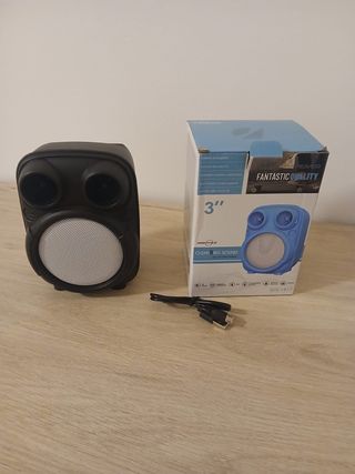 Coluna de som 3 com cabo USB