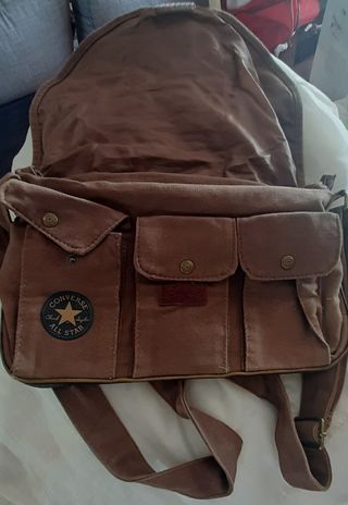 Bolso bandolera Converse marron