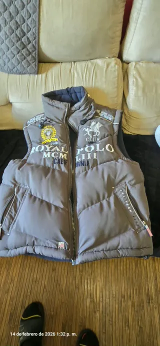 Chaleco Geographical Norway Reversible Marrón