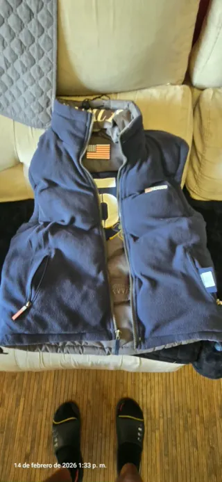 Chaleco Geographical Norway Reversible Marrón