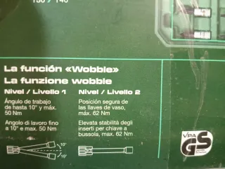 270° Carraca Giratoria PARKSIDE con Accesorios