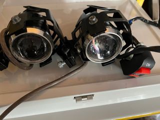 Faros largo alcance moto con interruptor