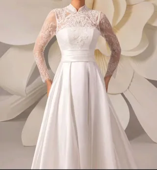 Traje de Novia Blanco Encaje