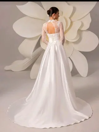 Traje de Novia Blanco Encaje