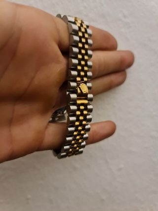 Reloj  Hombre Dorado y Plateado