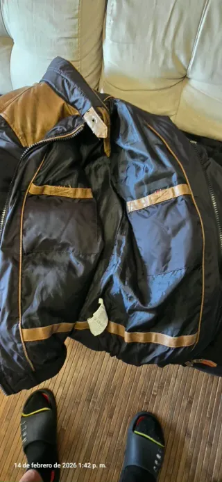 Cazadora Geographical Norway Negra y Marrón