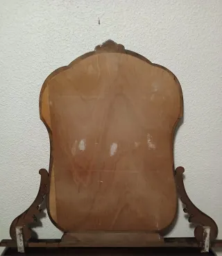 Espejo de madera años 50