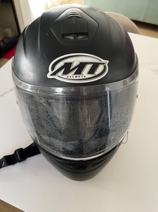 Casco Moto MT Helmets Negro