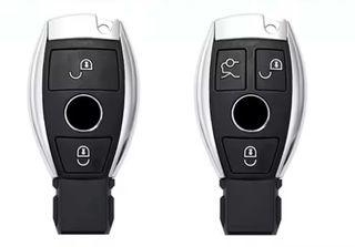 Funda Llave Coche Cuero y Metal