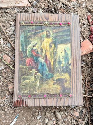 Cuadro religioso Dios os guarde Santander