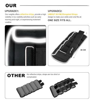 Pesas Tobilleras Ajustables