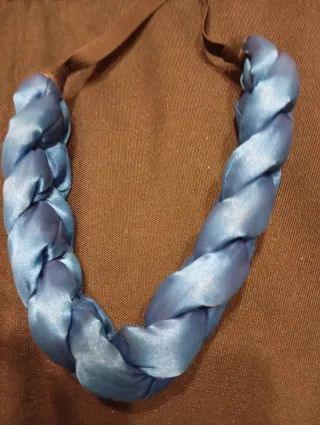 Diademas trenzadas raso varios colores