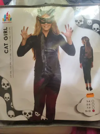 Disfraz Cat Girl Talla 10-12