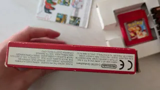 Pokémon Rojo Game Boy Edición Española