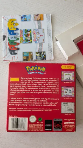 Pokémon Rojo Game Boy Edición Española