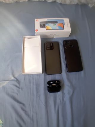 Redmi 10C + funda + auriculares inalámbricos