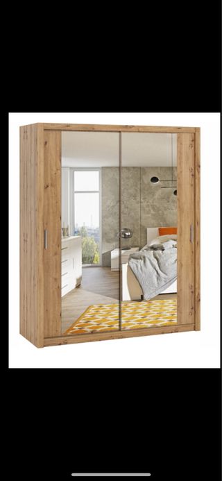 Armario Boney puertas correderas y espejo