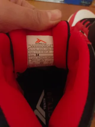 Zapatillas niño talla 34