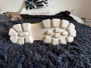 Botas JustFab Beige/Blancas Nuevas