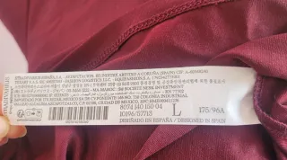 Camiseta Crop STR Manga Larga Mujer Talla L