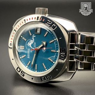 Vostok Amphibia 710059 Scuba Dude Nuevo a estrenar