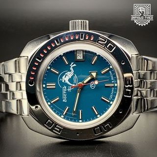 Vostok Amphibia 710059 Scuba Dude Nuevo a estrenar