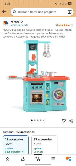 Cocina Molto Kitchen para bebés