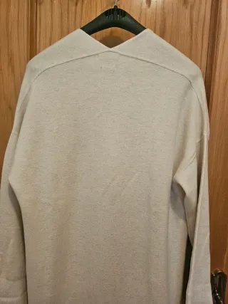 Conjunto Massimo Dutti Vestido y Abrigo Beige