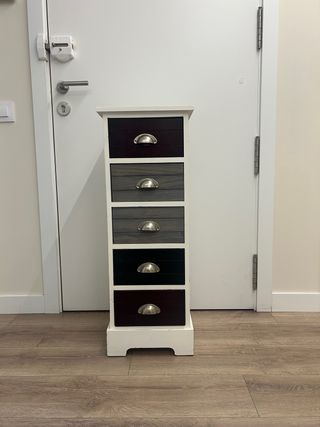 Mueble auxiliar 5 cajones