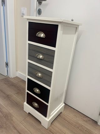 Mueble auxiliar 5 cajones
