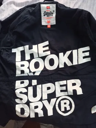 Chaqueta militar Superdry azul marino Talla M