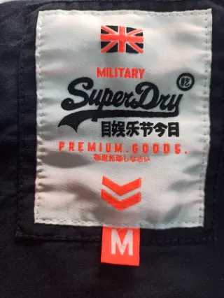 Chaqueta militar Superdry azul marino Talla M
